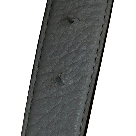 Coach Horse and Carriage Signature Buckle Belt White 78181 Chalk LARGE - Picture 6 of 9